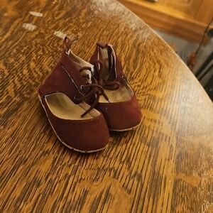 Old Navy Burgundy Baby Walker Shoes